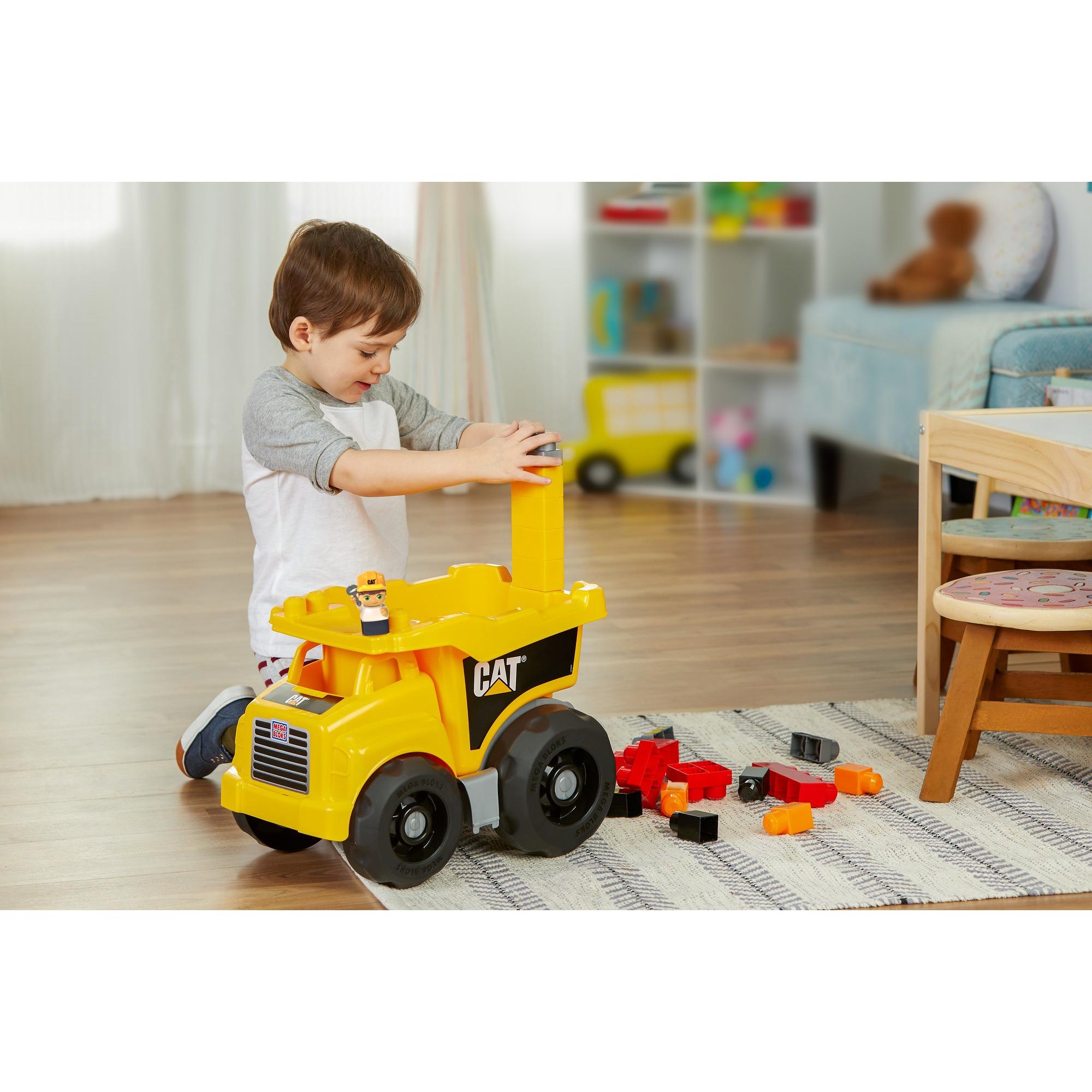 Mega Bloks CAT Large Dump Truck Best Educational Infant Toys stores